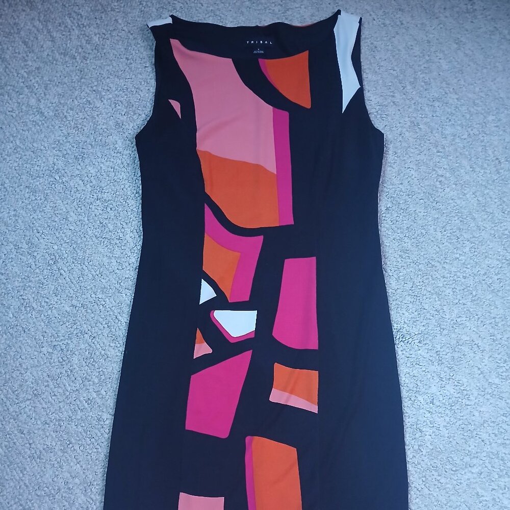 TRIBAL Color Block Dress - Picture 2 of 7